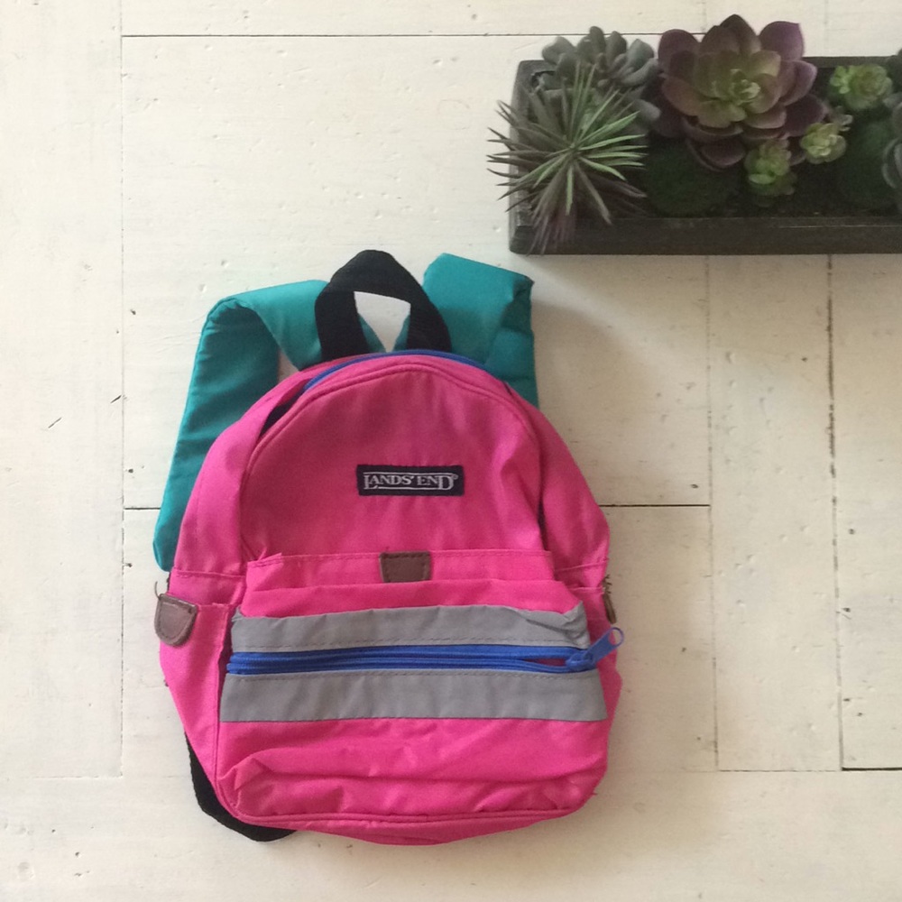 Vintage mini lands end backpack!